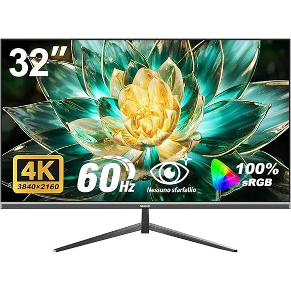 Gawfolk 32 4K UHD Monitor with HDMI & DisplayPort