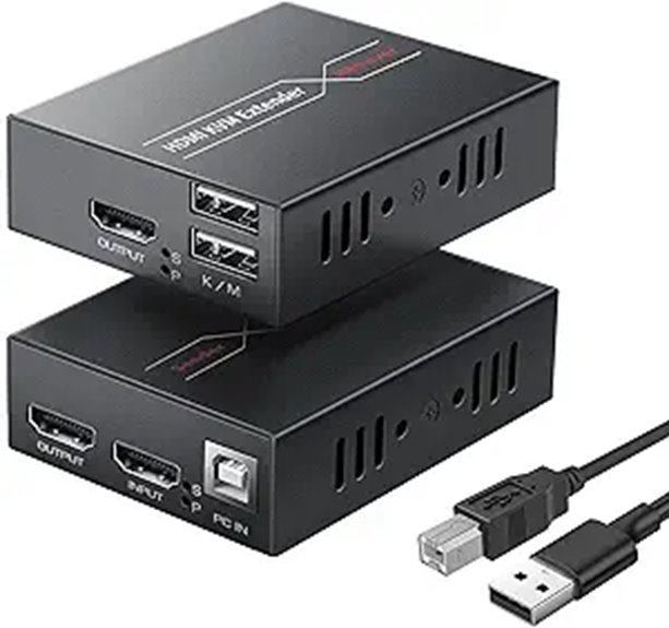 Avedio 196ft HDMI KVM USB Extender over Cat Ethernet