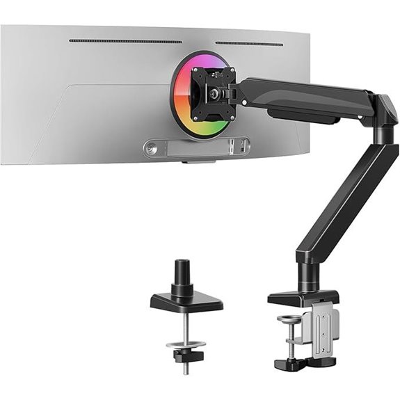 Mountup Heavy Duty Single Monitor Arm for 27-42 Inch Screens