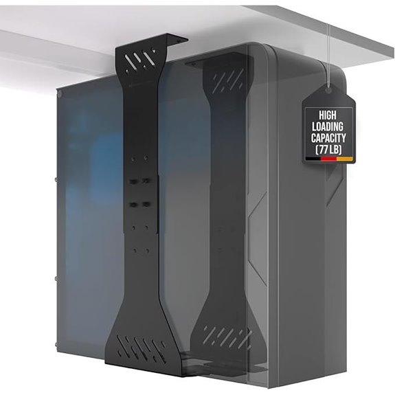 heavy duty black desk mount