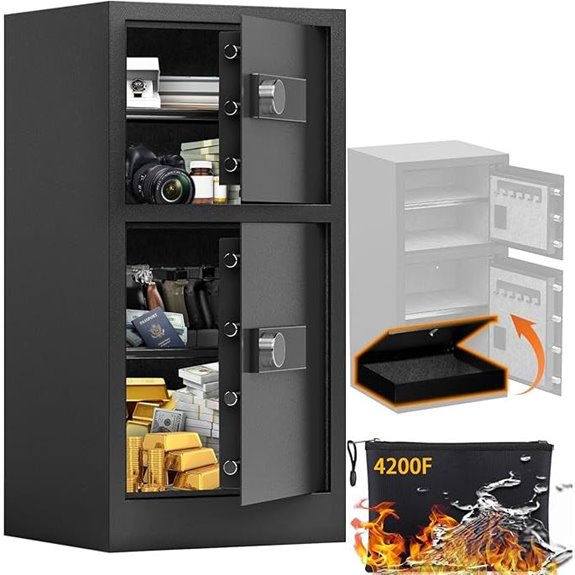 KAER 8.6 Cuft Heavy Duty Fireproof Safe with Lock