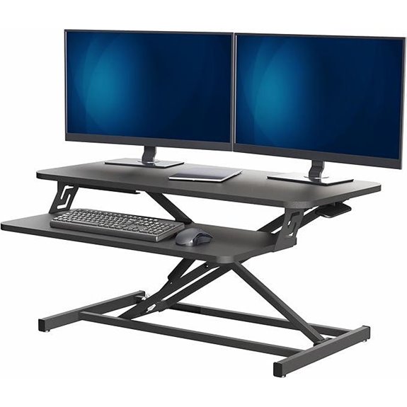 VIVO Height Adjustable 32 Sit-Stand Desk Converter