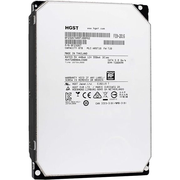 HGST Ultrastar He8 8TB Enterprise Hard Drive