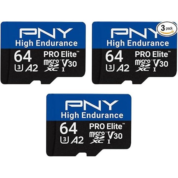 PNY 64GB PRO Elite MicroSDXC 3-Pack