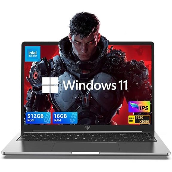 16GB DDR4 512GB SSD Windows 11 Laptop