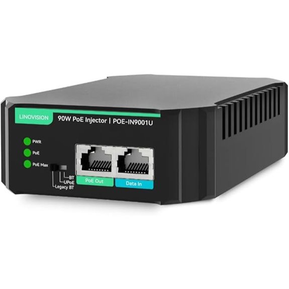LINOVISION 90W PoE Injector for High Power Devices