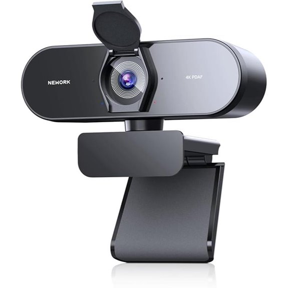 4K Webcam with Dual Autofocus and Mic