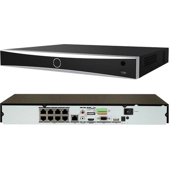 4K 8-Channel PoE NVR with AcuSence Technology