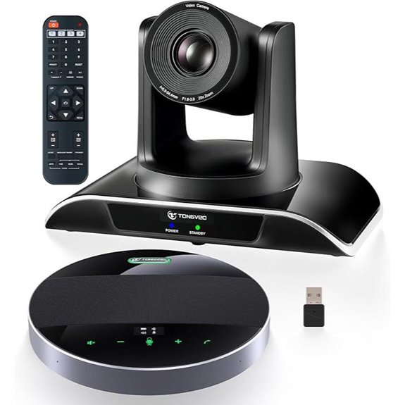 20x Zoom Conference Camera & Audio System Bundle