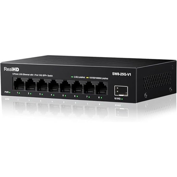 high speed 8 port switch