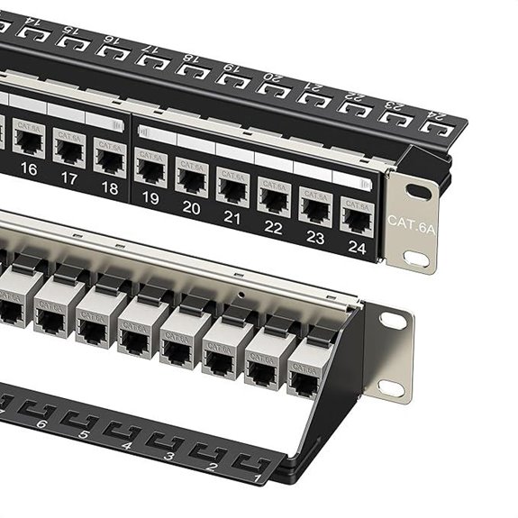 Cable Matters 24-Port 10Gbps Cat6A Ethernet Patch Panel