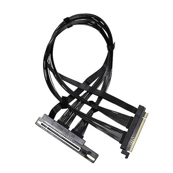 PCIe 5.0 X16 Riser Cable 50cm Black