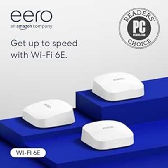 Amazon eero Pro 6E Mesh WiFi System (3-Pack)