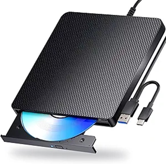 External Blu-ray Drive with USB 3.0 & Type-C