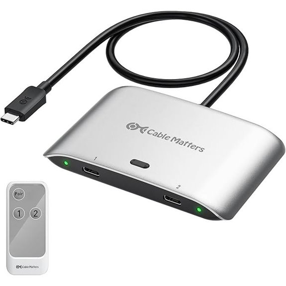 Cable Matters 20Gbps USB-C Switch for 2 Computers