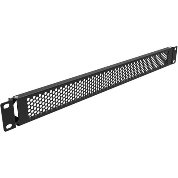 Hinged Perforated 1U Rack Mount Panel Spacer