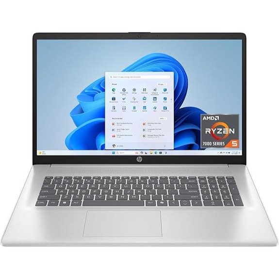 HP 17.3 Laptop with Ryzen 5 16GB RAM SSD
