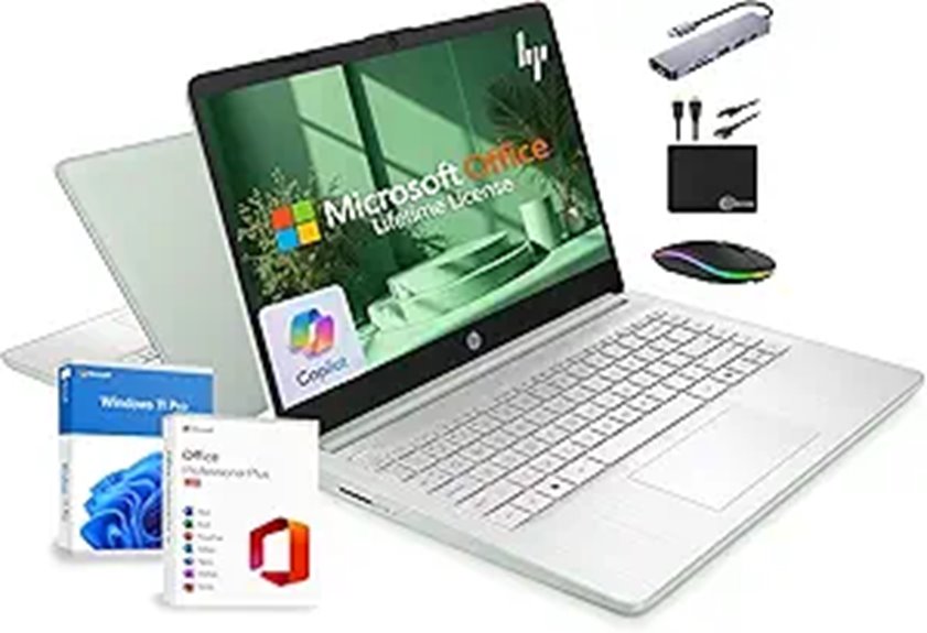 HP 14 Business Laptop with AI and 16GB RAM