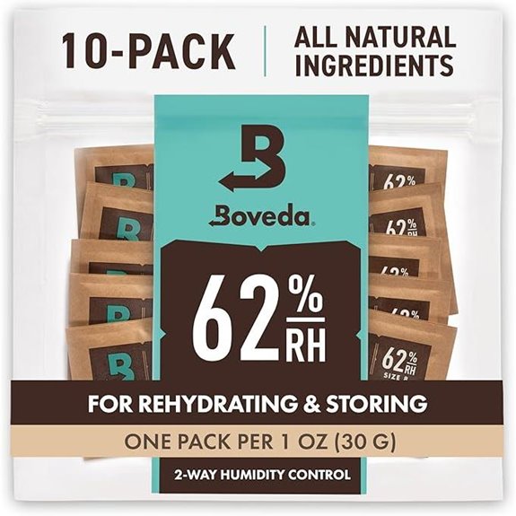Boveda 62% RH Humidity Control Packs (8-10 Pack)