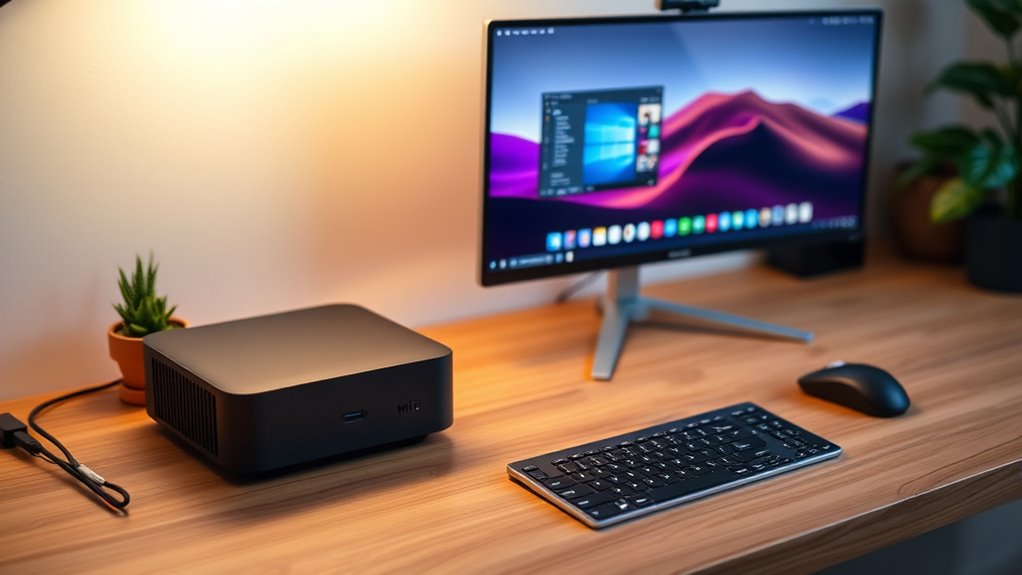 key home office mini pc features