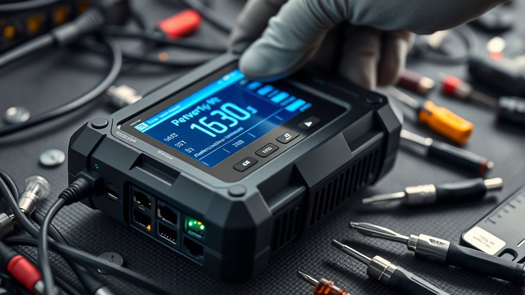 key testing device features