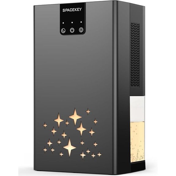 Dehumidifier with 95 oz Tank LED Light Auto Shut Off