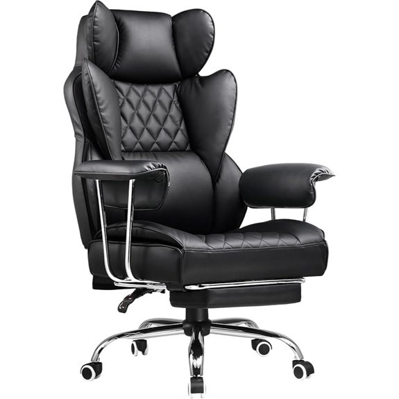 leather high back gaming chair