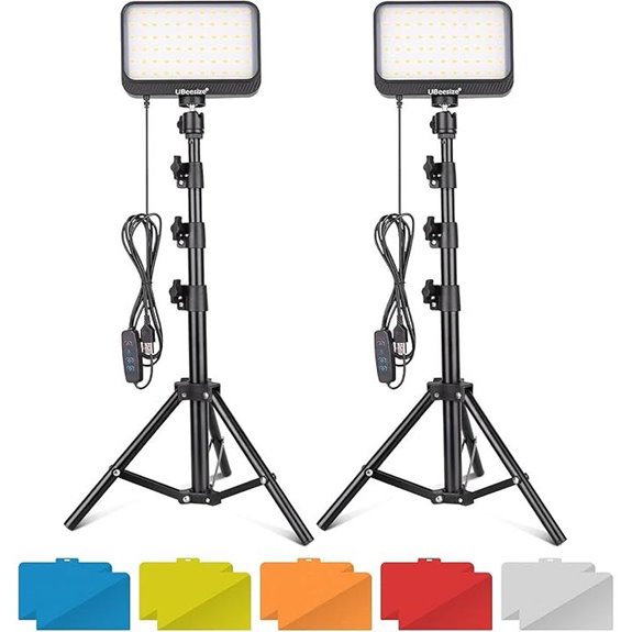 UBeesize LED Video Light Kit with Tripod