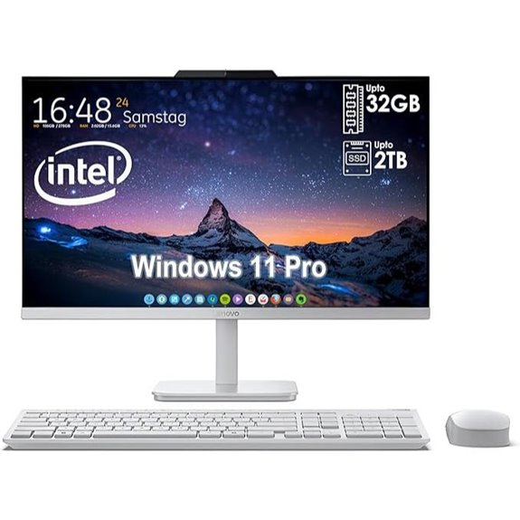 Lenovo All-in-One Desktop with 24 Full HD Display