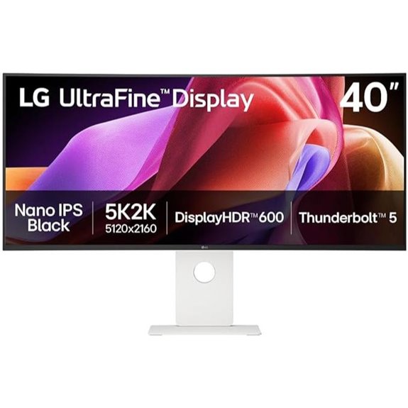 LG 40U990A-W 40-Inch 5K2K Curved Monitor