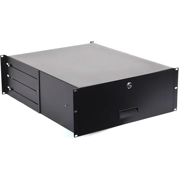 AEONS 4U Server Rack Cabinet with Locking Drawer