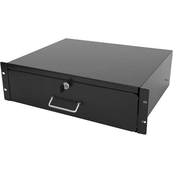 RAISING Electronics 19-Inch Locking Rack Drawer (3U)