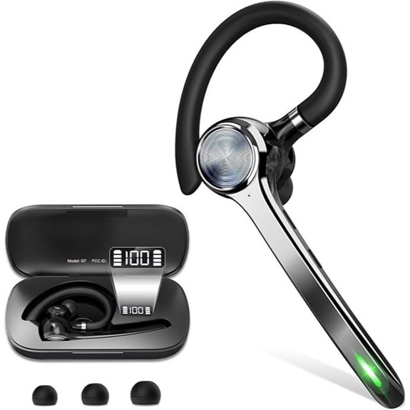 HEIBAS Bluetooth Headset with 72H Talk Time