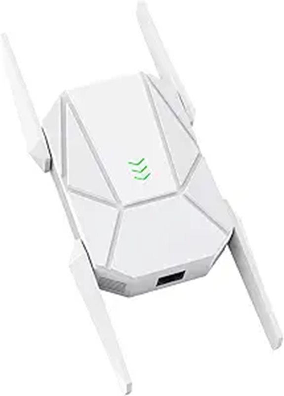 WiFi 6 Extender with Long-Range Dual Band 1200Mbps
