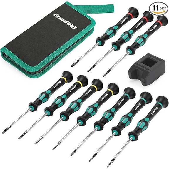 10-Piece Magnetic Precision Screwdriver Set