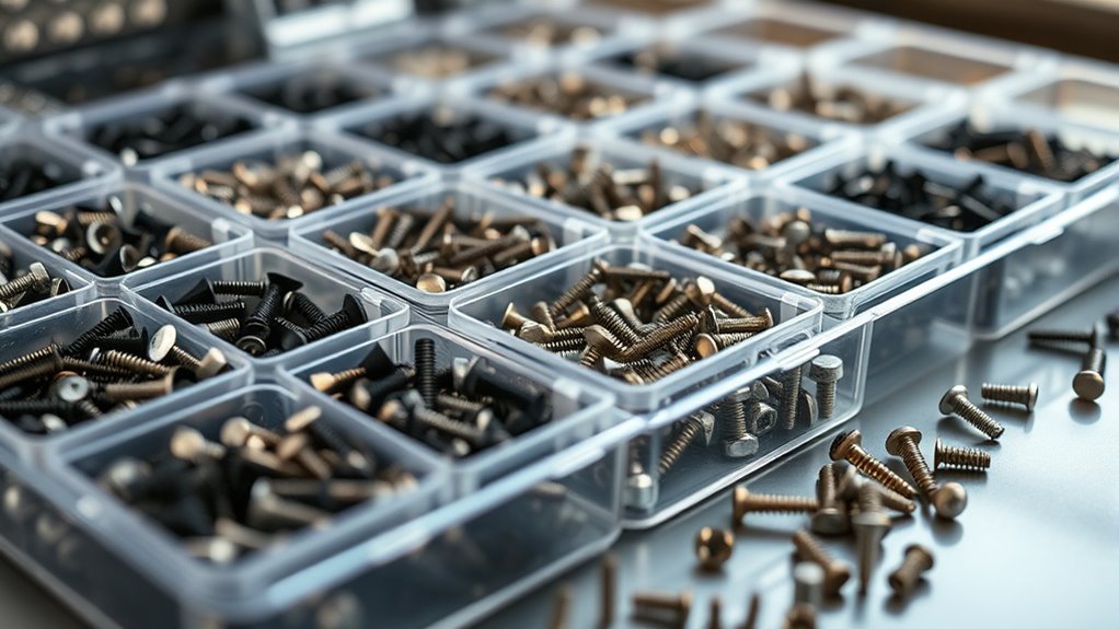 matching screw sizes and durability