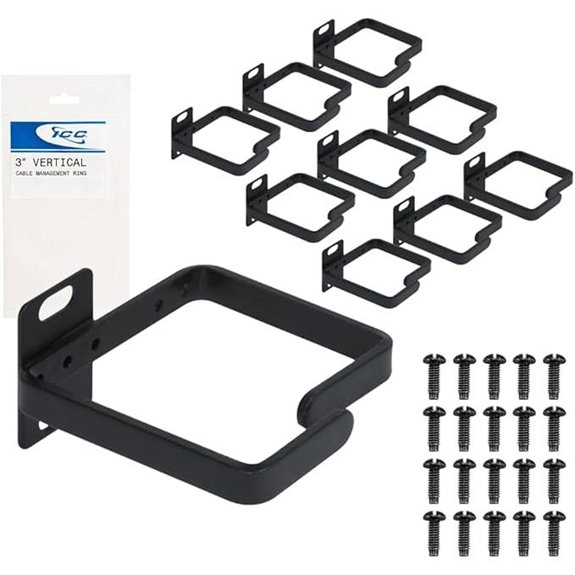 ICC 3” Metal Cable Management Rings (Pack of 10)