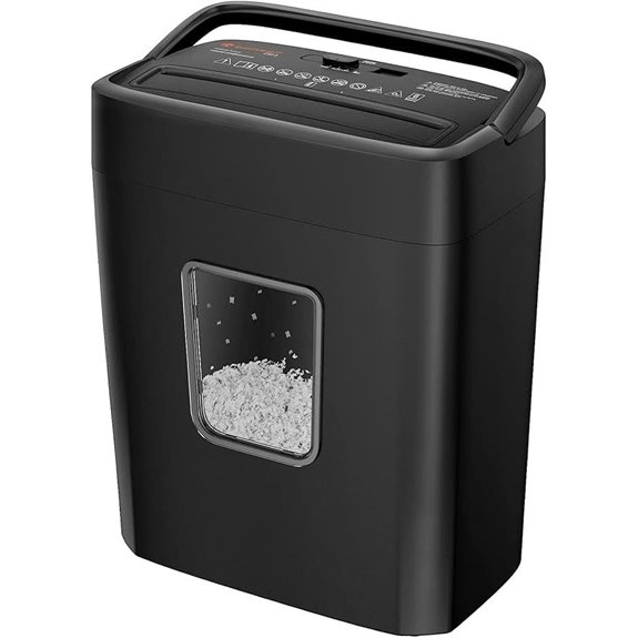 Bonsaii Micro Cut Paper Shredder with 4.2 Gallon Bin