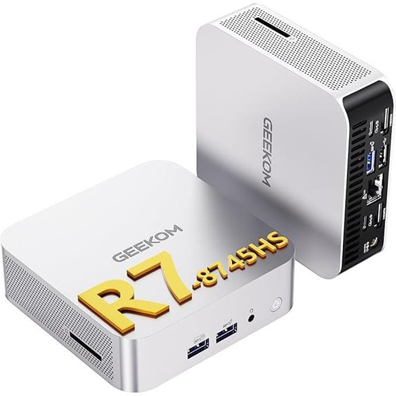 GEEKOM A8 Mini PC with Ryzen 7 8745HS