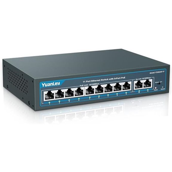YuanLey 9-Port PoE Switch with Uplink