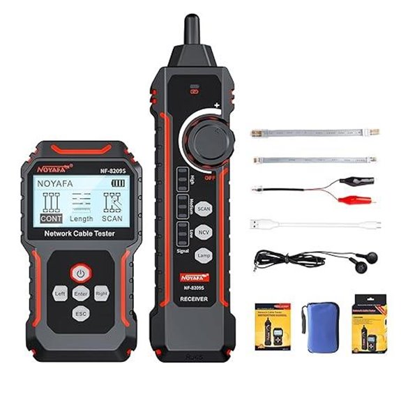 NOYAFA NF-8209S Ethernet Cable Tester Kit