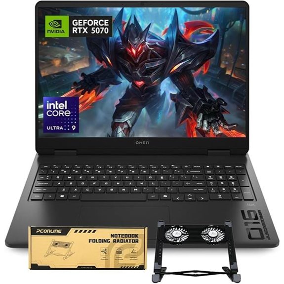 HP OMEN RTX 5070 Gaming Laptop with Cooler Bundle