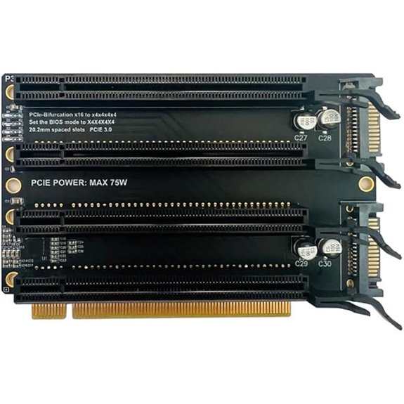 JMT PCIe 3.0 x16 1-to-4 Split Card