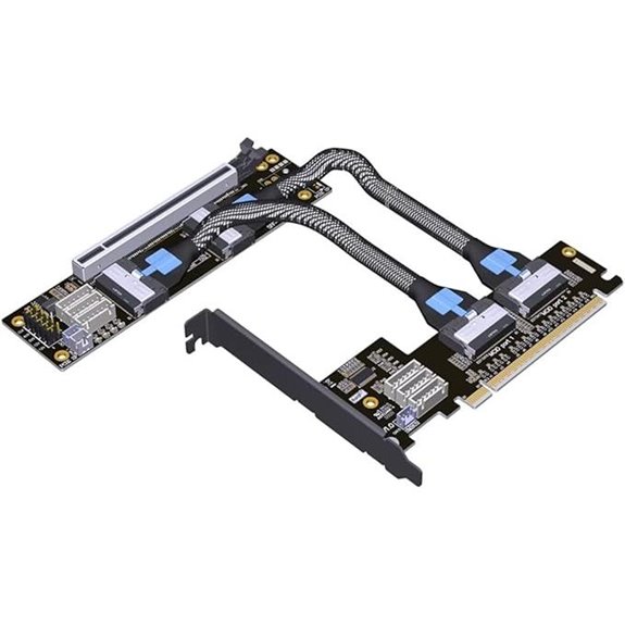 JMT PCIe 4.0 X16 Bifurcation Adapter Riser