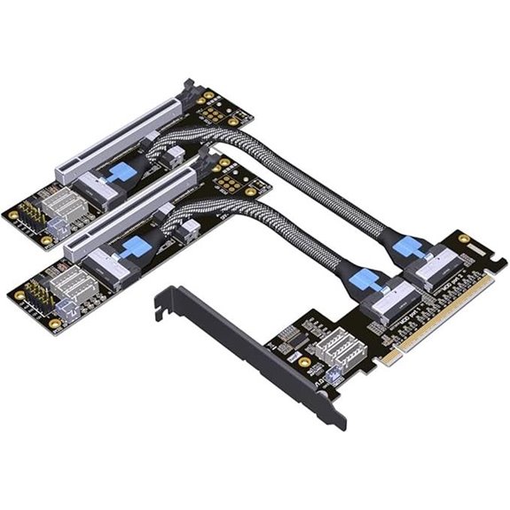 PCIe 4.0 X16 to X8 Bifurcation Adapter Card