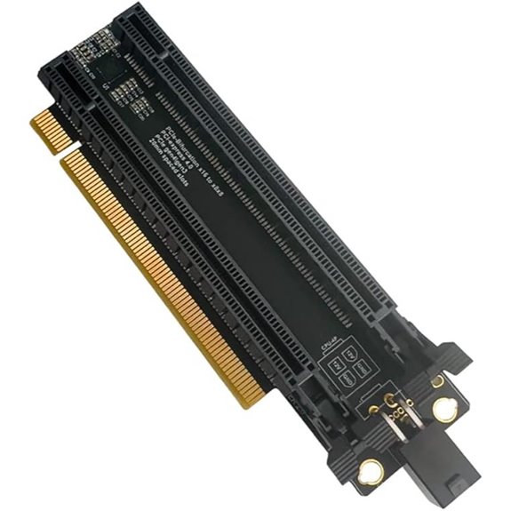 JMT PCIe 4.0 x16 1-to-2 Expansion Card