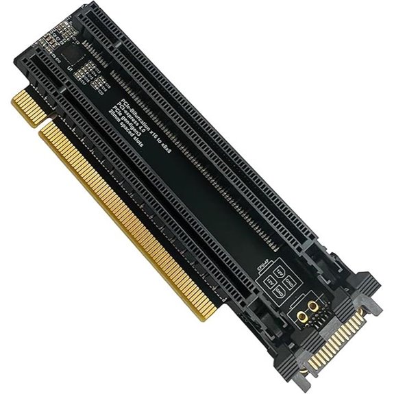 Sintech PCIe 4.0 x16 to 2 Ports Expansion Card