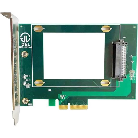 Dilinker PCIe 4X to U.2 NVMe SSD Adapter