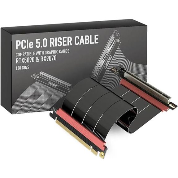 LINKUP PCIe 5.0 Riser Cable for GPU Mounting