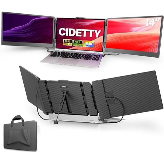Portable 14 FHD IPS Monitor with HDMI/USB-C